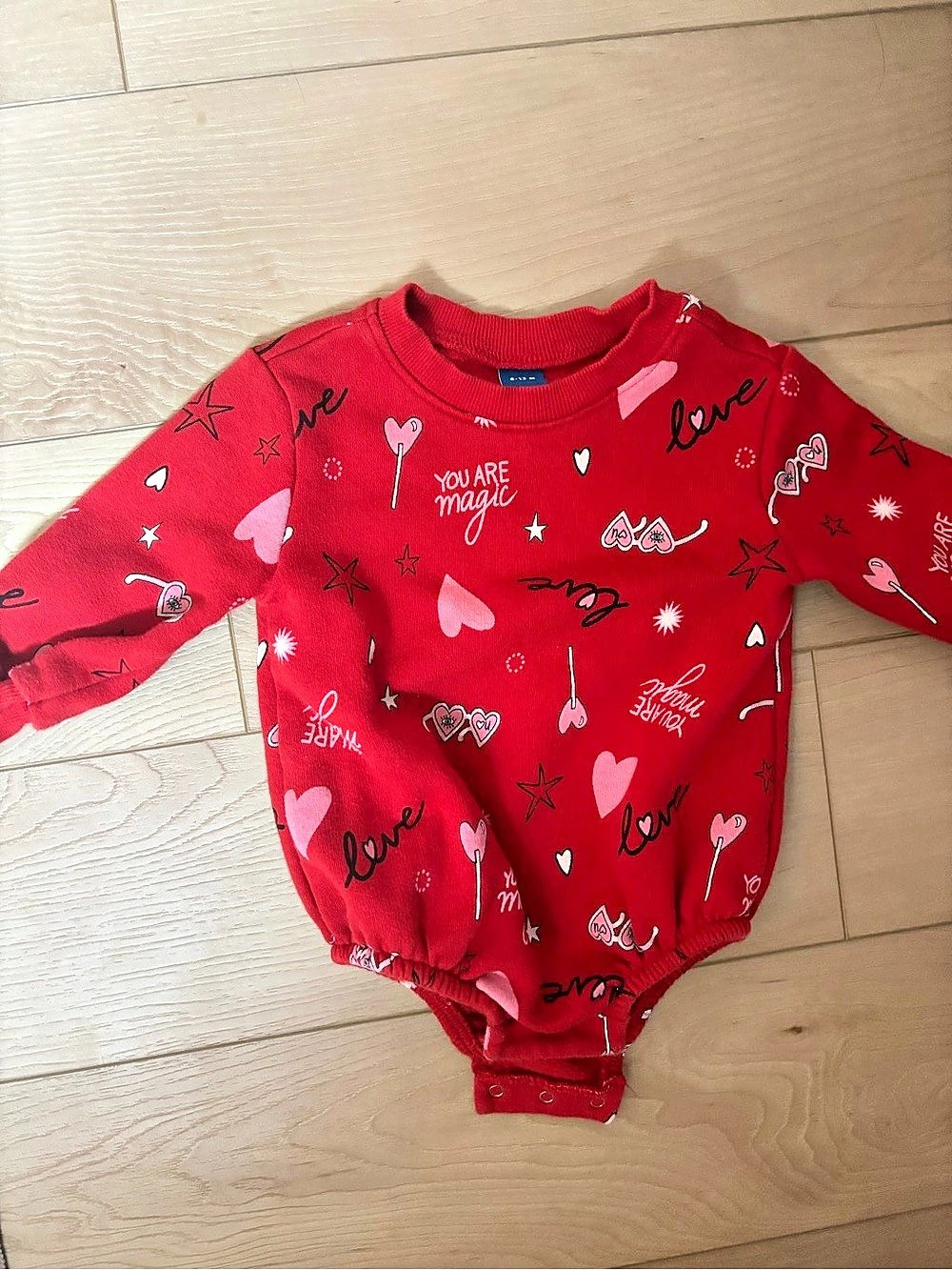 Old Navy Baby 6-12M Bubble Diaper Shirt